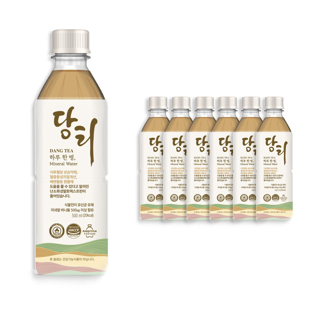당티 미네랄 워터 500ml 기능성표시식품 6병